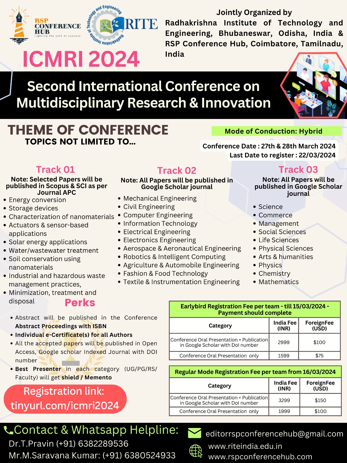 Second International Conference on Multidisciplinary Research and Innovation ICMRI 2024